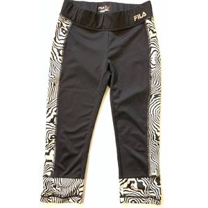 Fila black leggings size XS